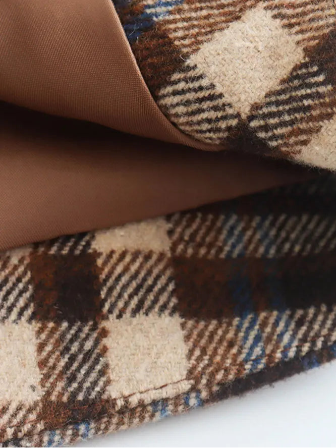 YY Plaid Mini Dress