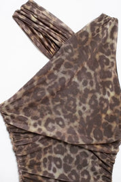 ROM Leopard Bodycon Dress
