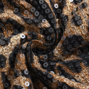R Leopard Sequin Shorts