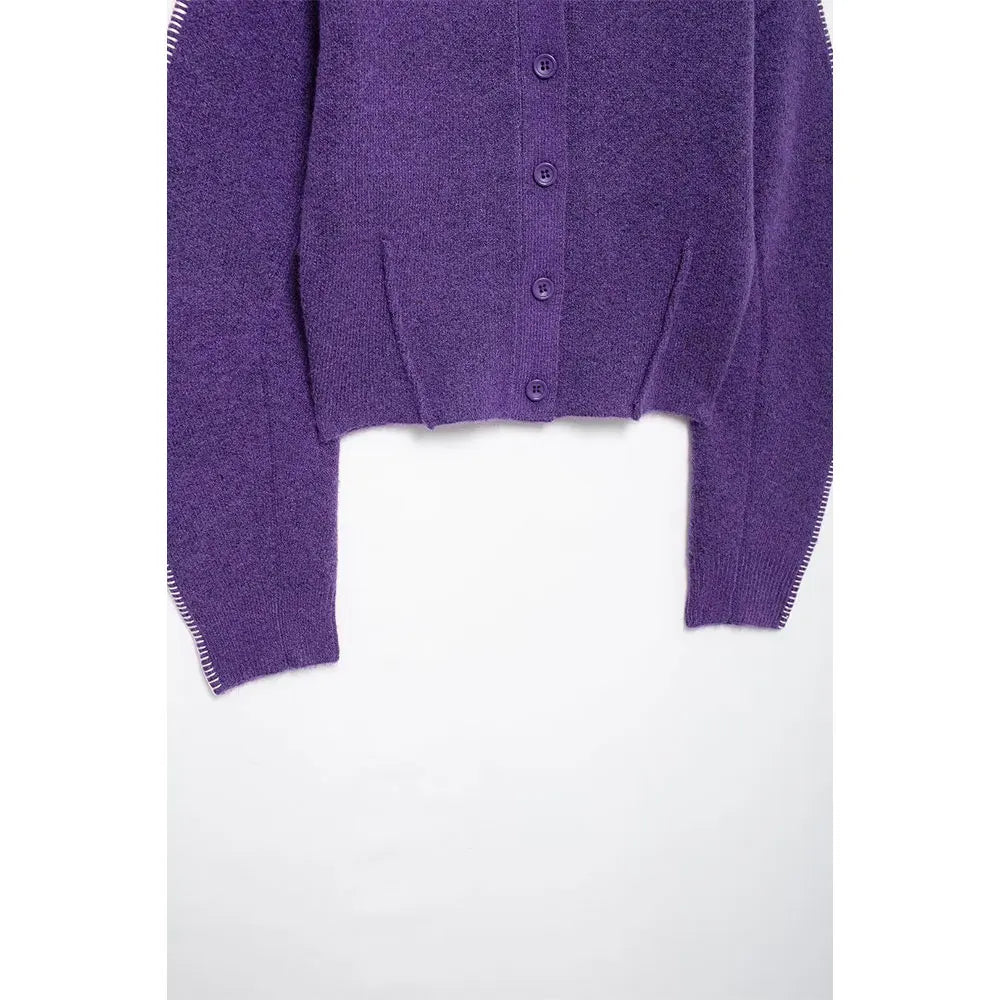 DIO Purple Stitch Knit