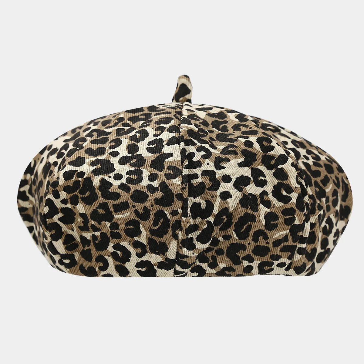 The Sienna Hat – Leopard Octagon Cap