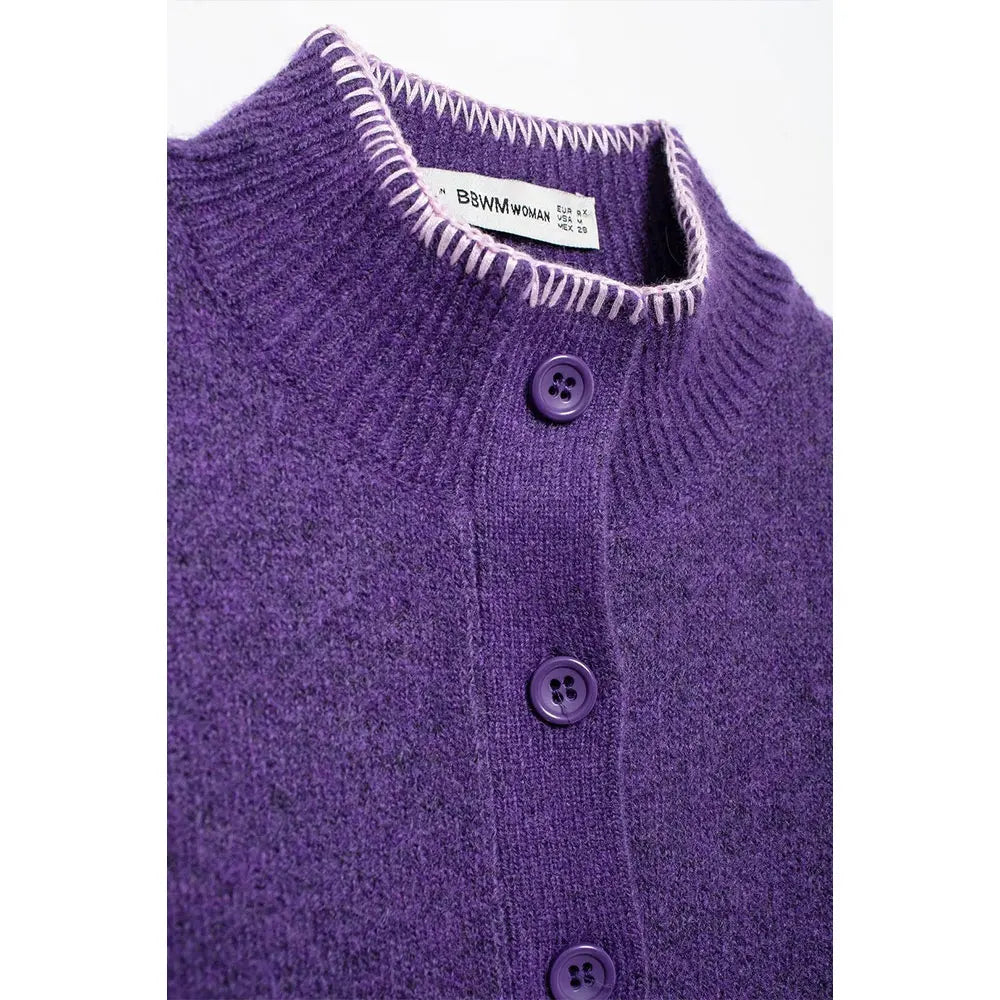 DIO Purple Stitch Knit