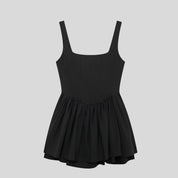 U Burgundy Velvet Mini Dress