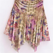 DIAN Floral Strapless Dress