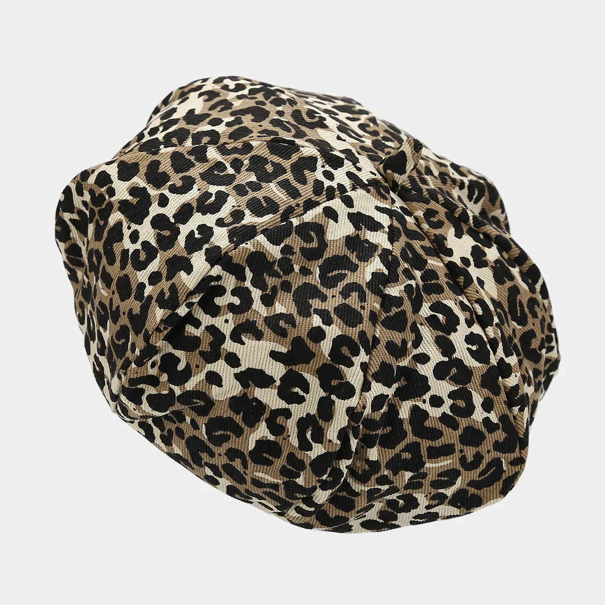 The Sienna Hat – Leopard Octagon Cap