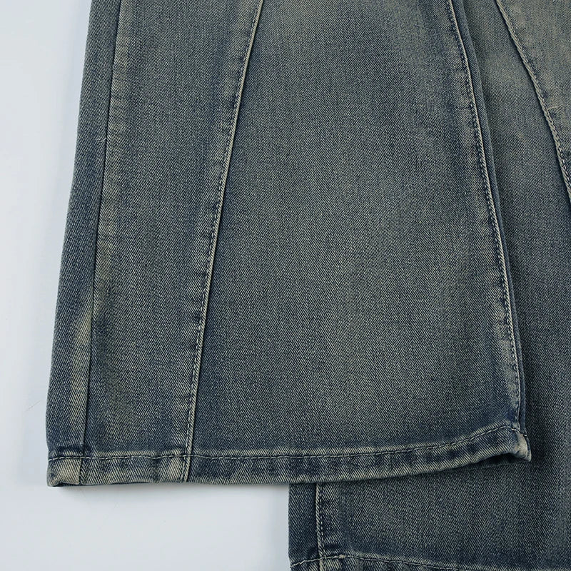 YOM Wide-Leg Low Jeans