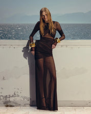 HIK Semi-Sheer Bodycon Dress