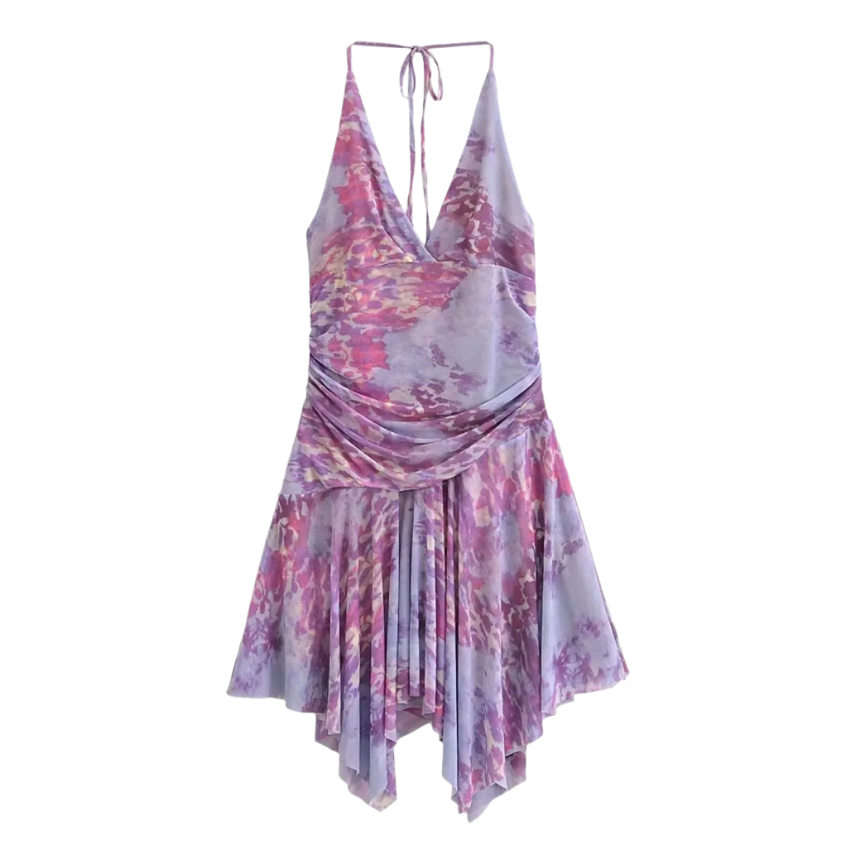 DIAN Floral Strapless Dress
