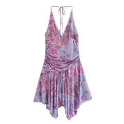 DIAN Floral Strapless Dress