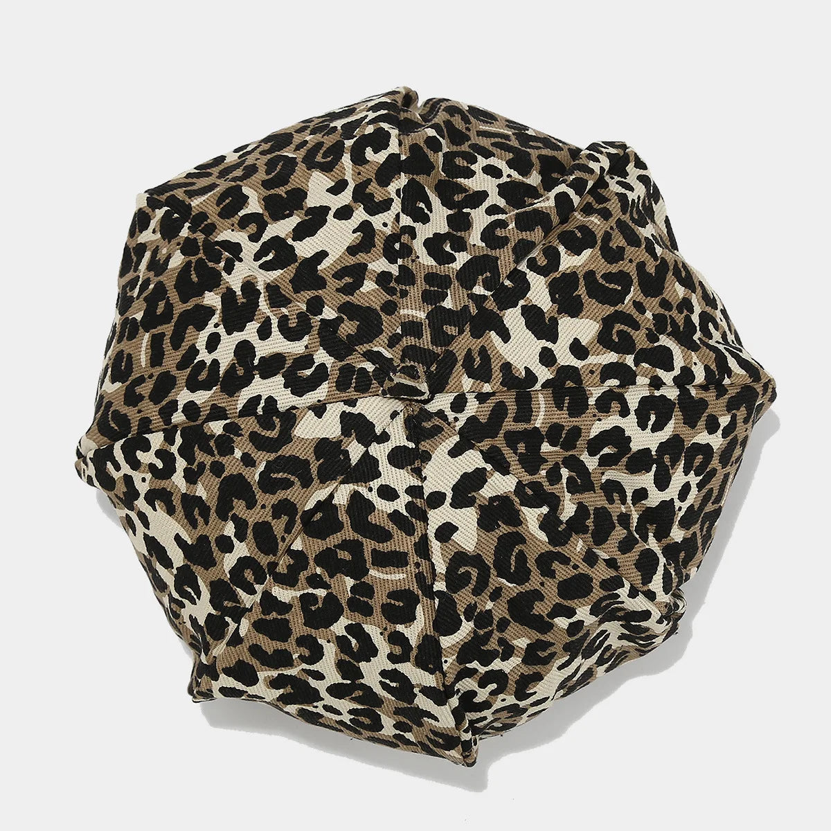 The Sienna Hat – Leopard Octagon Cap