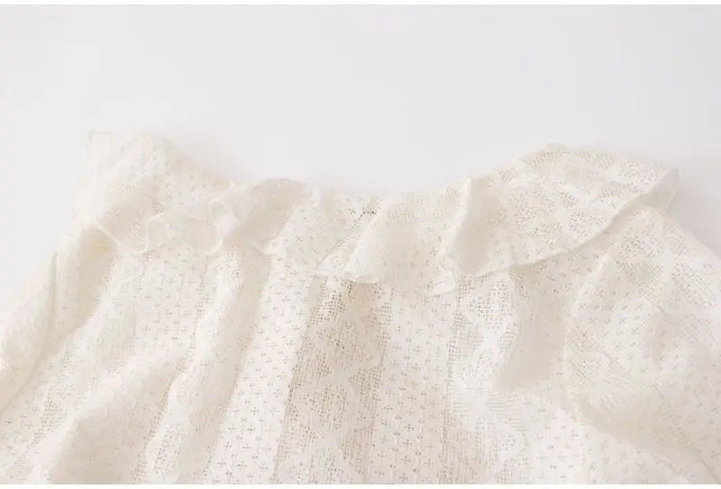 FAY Tiered Lace Blouse