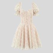 Janusz - 50s style wide mini dress