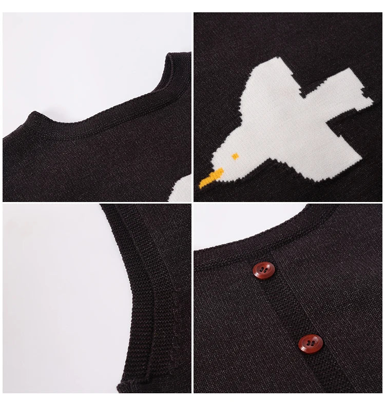 FLY Bird-Back Button Vest