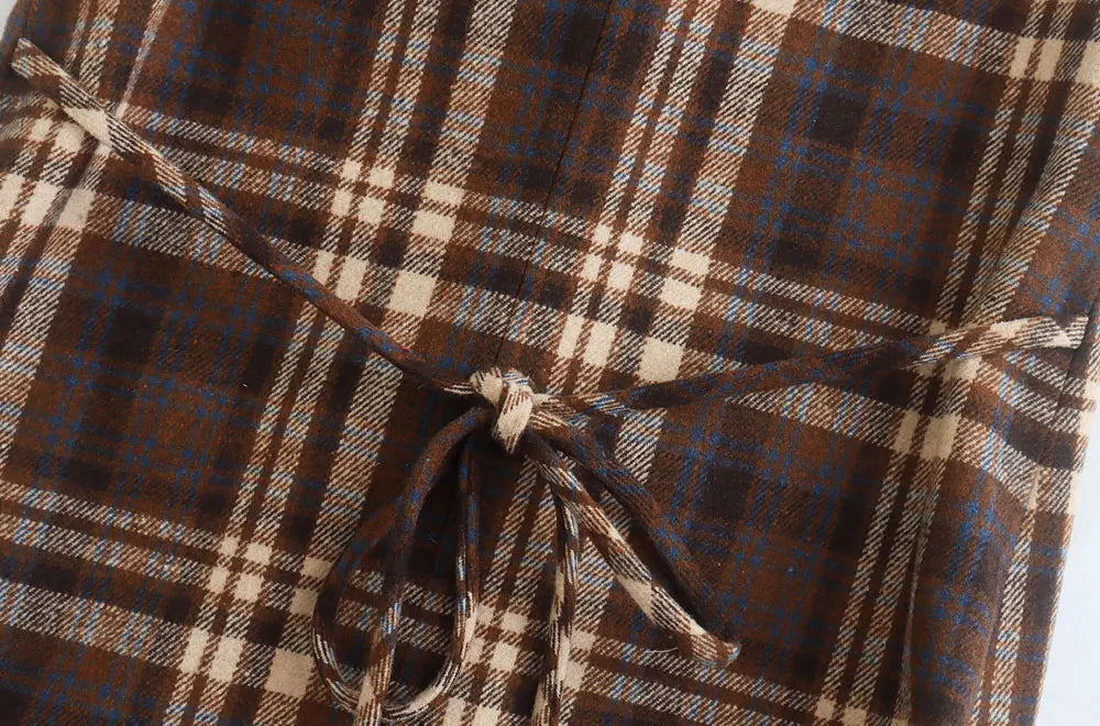 YY Plaid Mini Dress