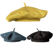 The Liora Hat – Linen Beret