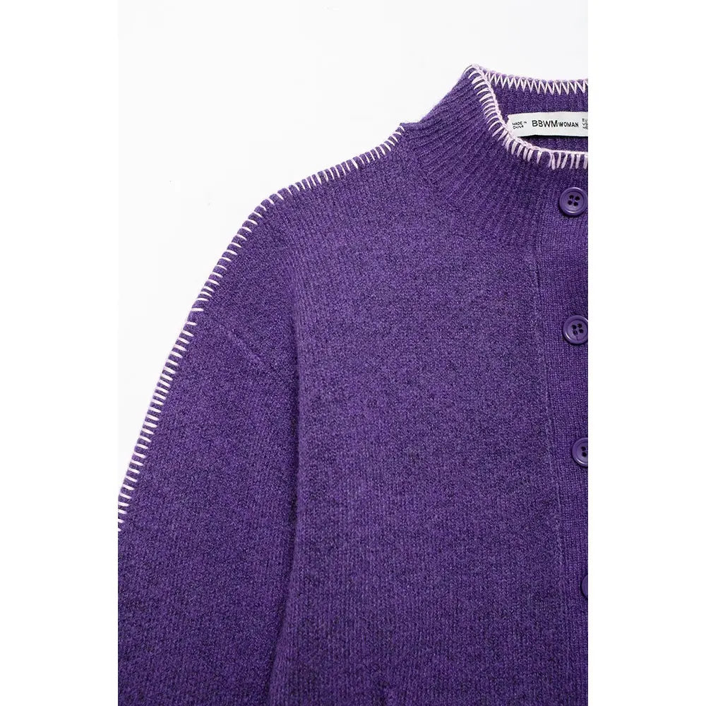 DIO Purple Stitch Knit
