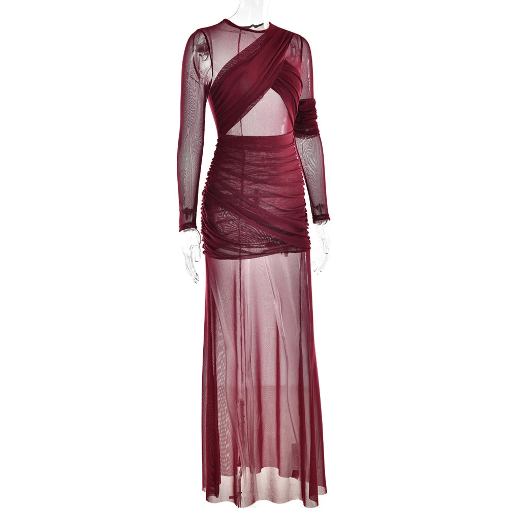 HIK Semi-Sheer Bodycon Dress