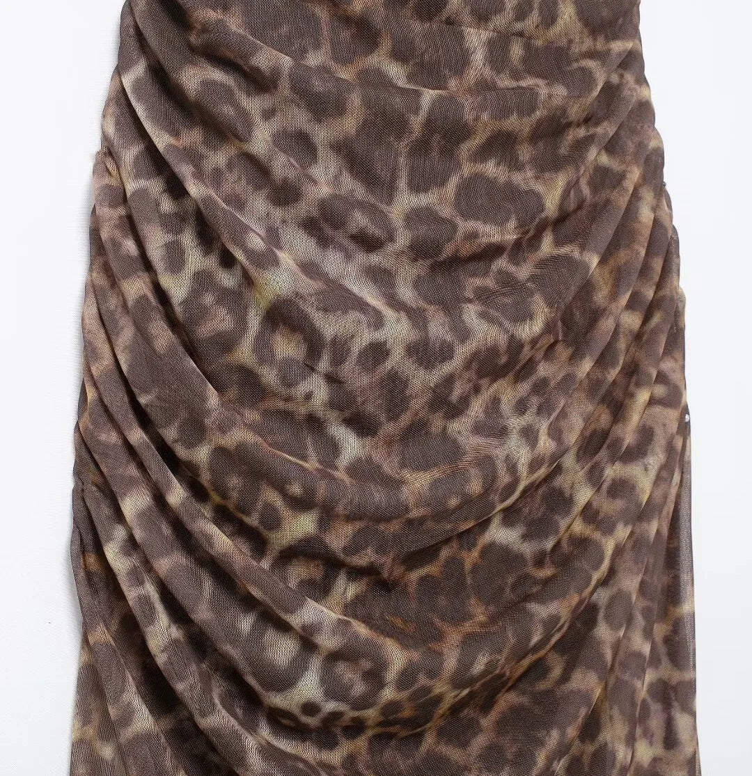ROM Leopard Bodycon Dress