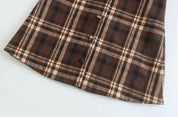 YY Plaid Mini Dress