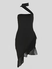 KIM Asymmetric Mini Dress