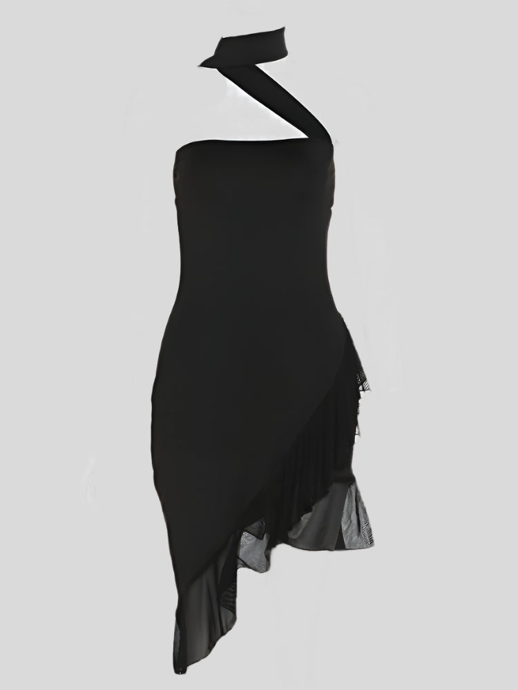KIM Asymmetric Mini Dress
