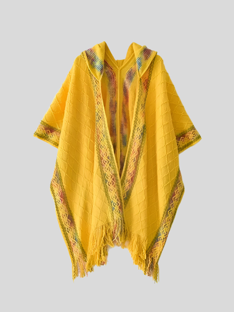 Rainbow Colorful Poncho