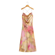 YE Yellow Boho Dress