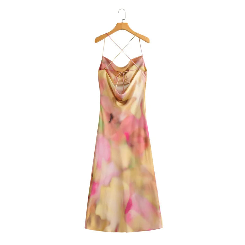 YE Yellow Boho Dress