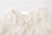 FAY Tiered Lace Blouse