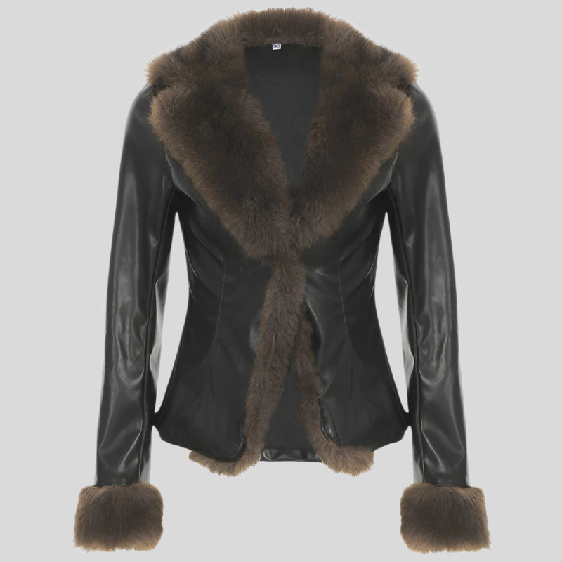 ERR Fur-Trim Jacket