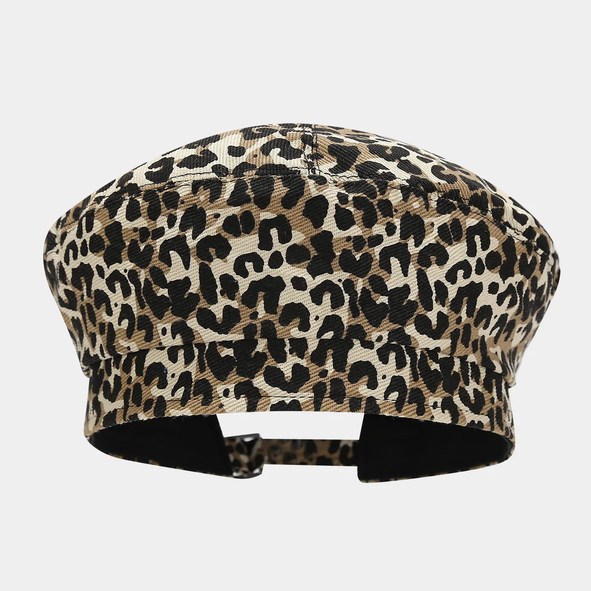 The Sienna Hat – Leopard Octagon Cap