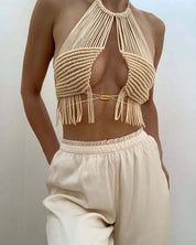 Knitted top for the festival