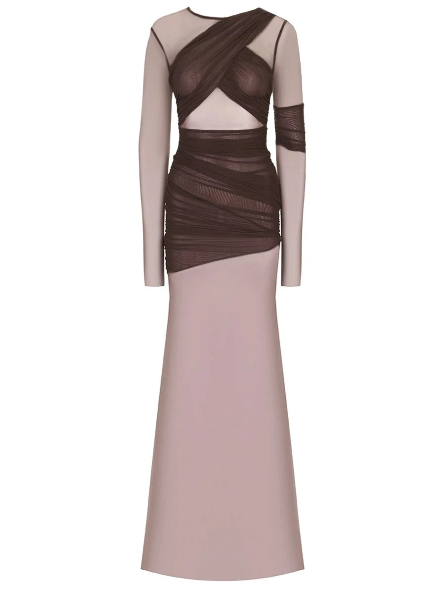 HIK Semi-Sheer Bodycon Dress
