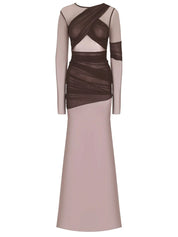HIK Semi-Sheer Bodycon Dress