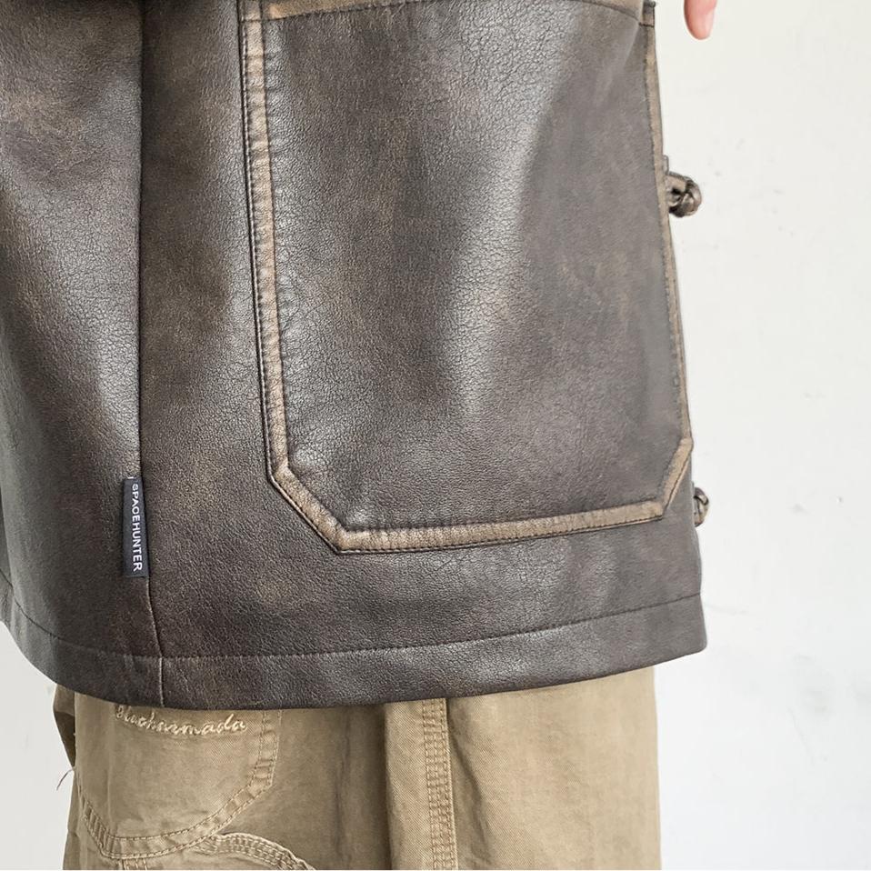 ג'קט עור וינטג' דגם JEO