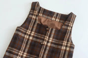 YY Plaid Mini Dress