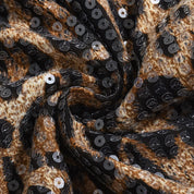 R Leopard Sequin Shorts