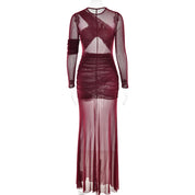 HIK Semi-Sheer Bodycon Dress