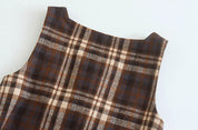 YY Plaid Mini Dress