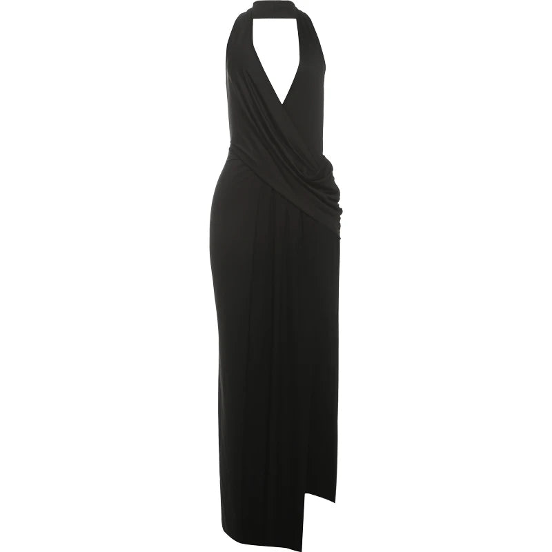 Shaniqa Maxi dress with open back