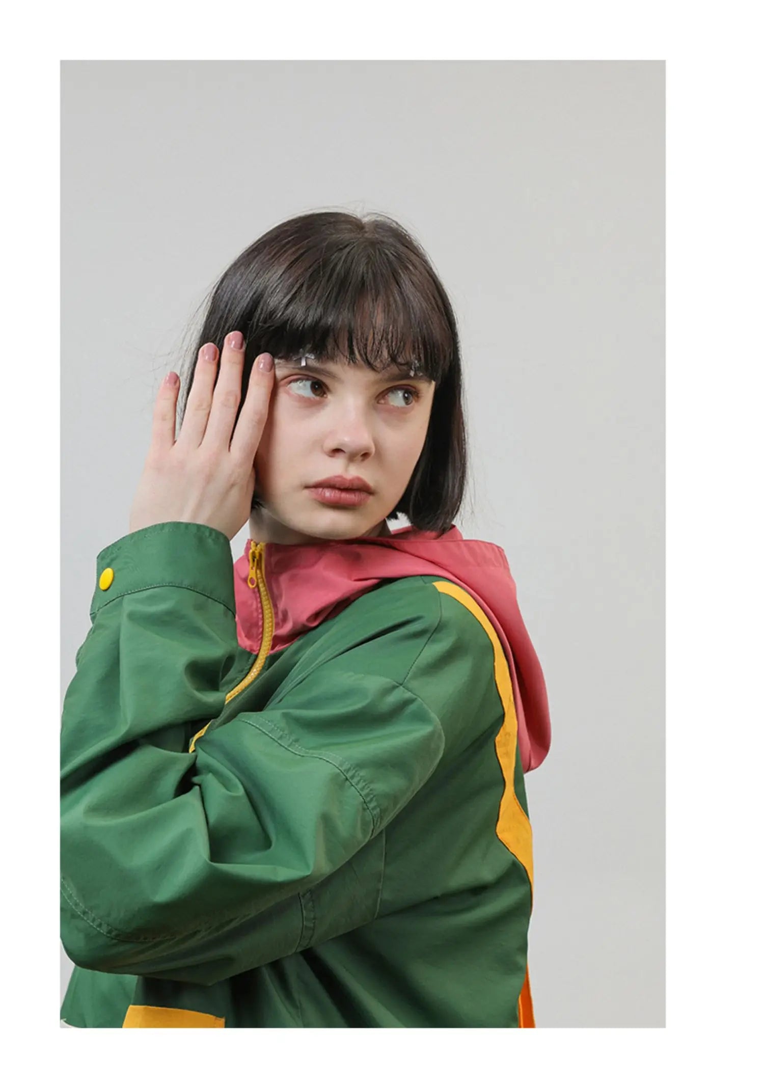 ג'קט צבעוני דגם Super girl