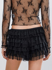 KIK Vintage Lace Shorts