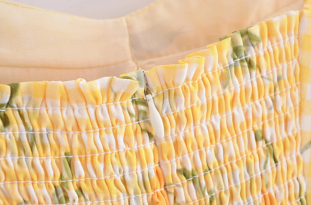 DEM Embellished Print Dress