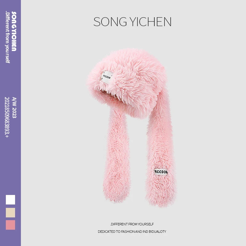 Long Bunny Ear Scarf Hat