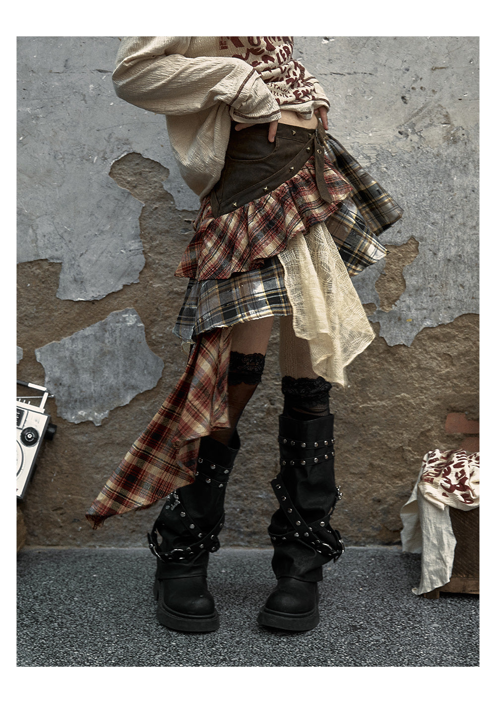 PO Vintage Tiered Skirt
