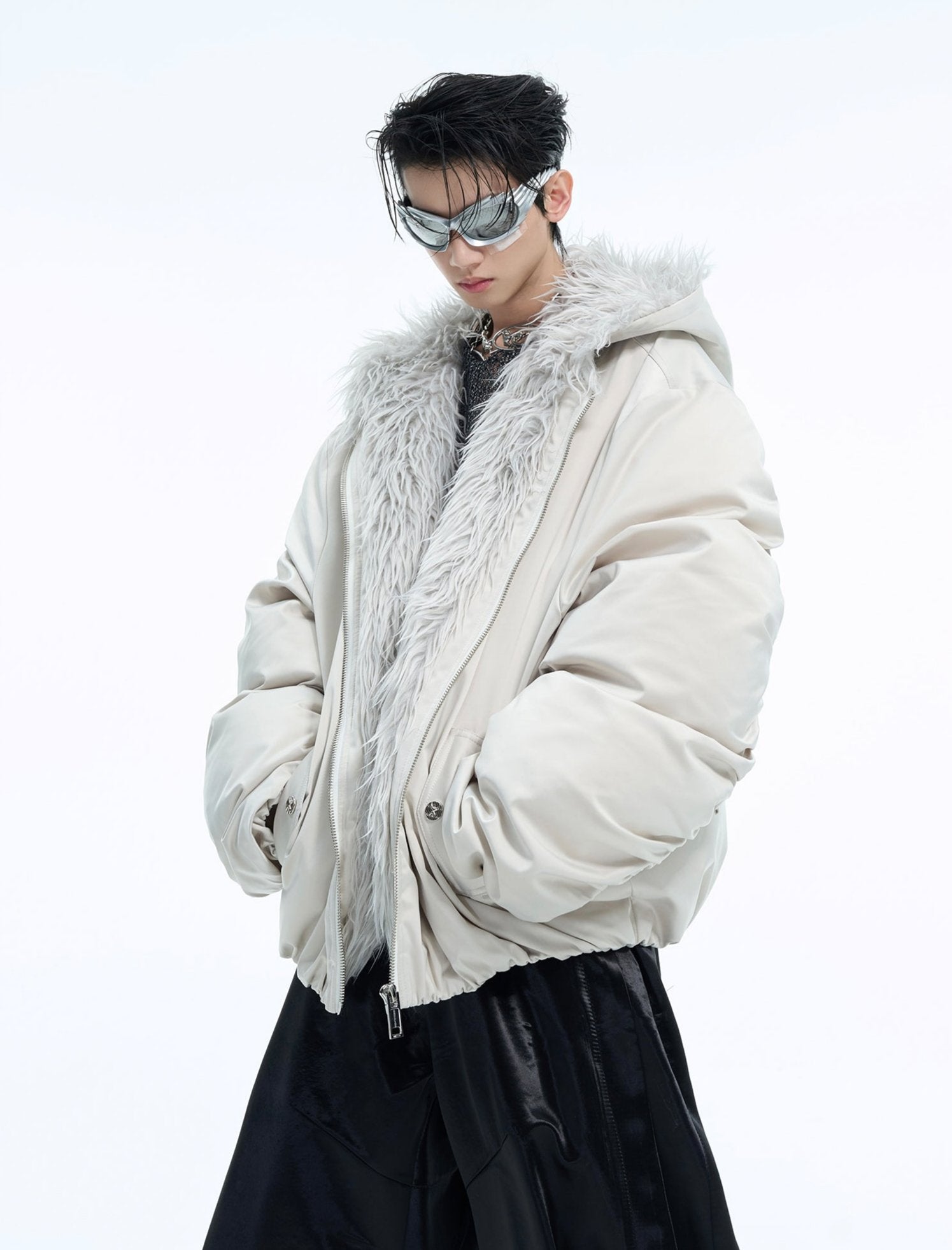 CO CI Reversible Fur Coat
