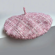 The Belle Hat – Pink Saucer Beret