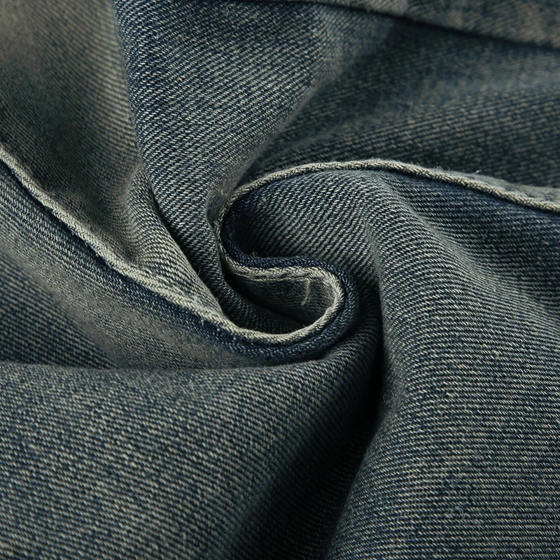 YOM Wide-Leg Low Jeans
