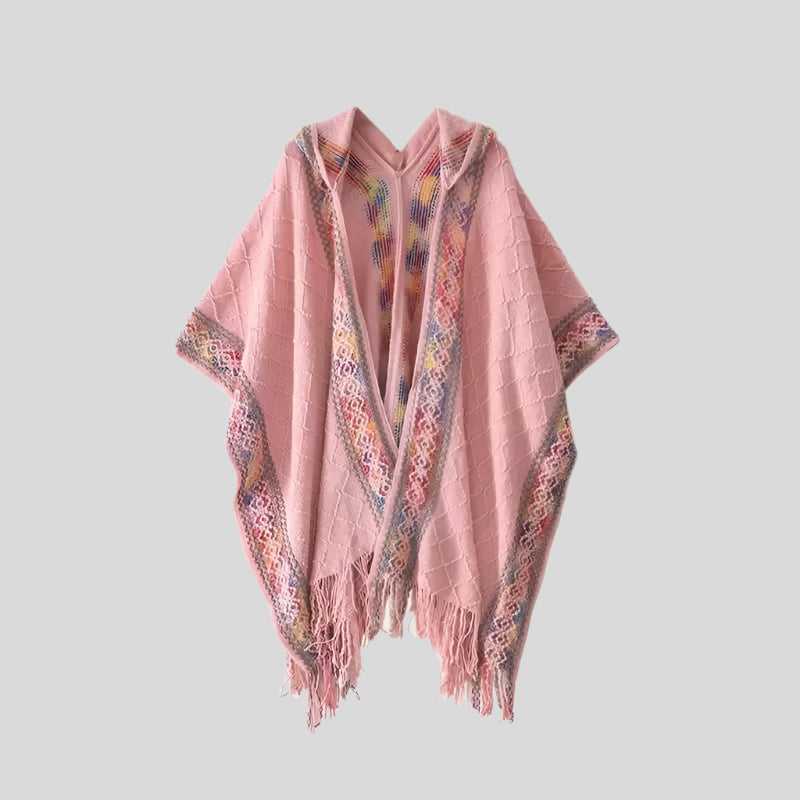 Rainbow Colorful Poncho