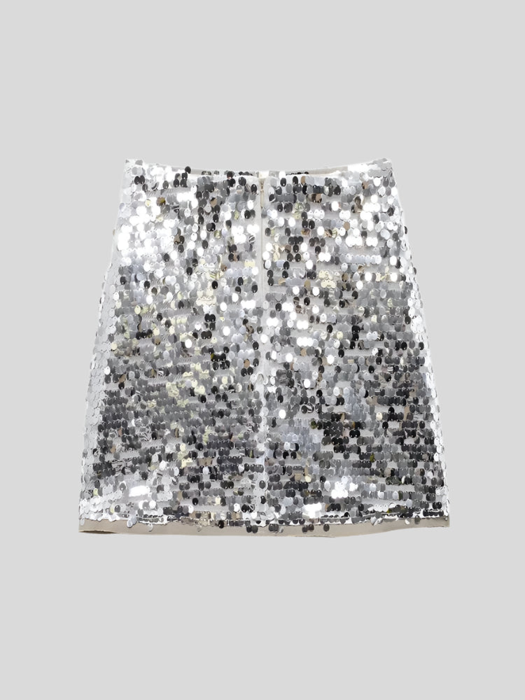FEM Silver Sequin Vest